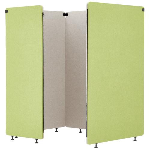 プラス 集中ブース FP-1210-M YG/WG 128235 | PLUS