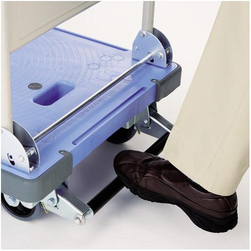 ナンシン 台静快台車 150kg DSK-101B ブレーキ付 235350 | ブランド登録なし | 01