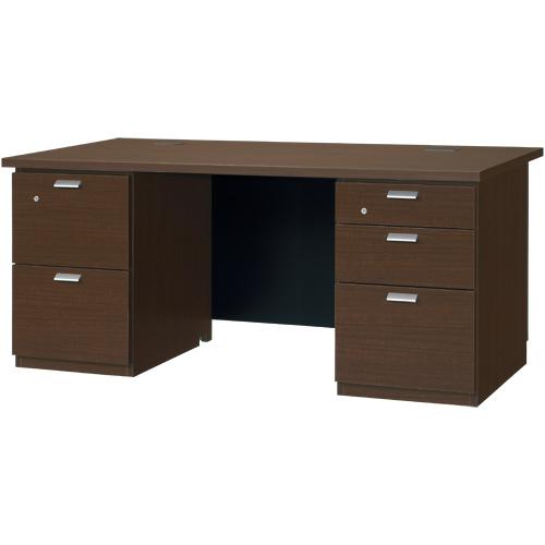 プラス 両袖机 EJ-160DA MH 331584 | PLUS