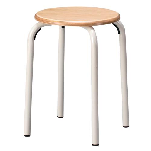 TOKIO 丸イス MF-24T ナチュラル 座合板 331940 | ブランド登録なし