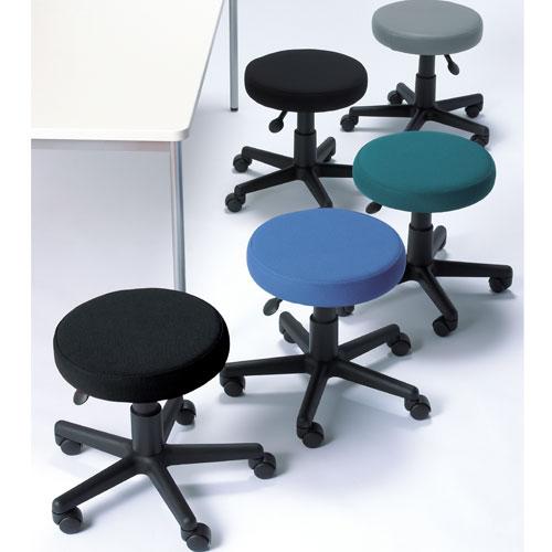 ジョインテックス 丸イス C911J ブルー 布張り 332027 | ブランド登録なし | 01