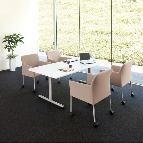 ジョインテックス テーブル KS-1260 W ホワイト 364404 | ブランド登録なし | 03