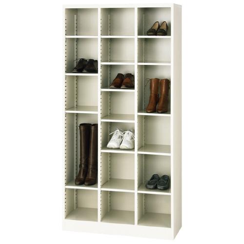 生興 シューズBOX SBK-18 NG 3列6段 364657 | 生興 | 01