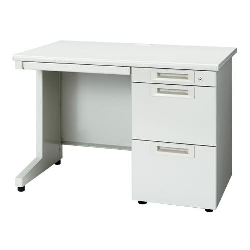 プラス 片袖机 RJ-107A-3 WH ホワイト 引出A 364832 | PLUS