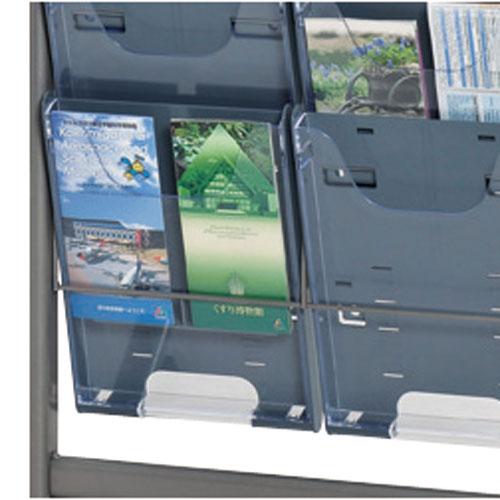 エヌケイ パンフレットスタンド PSL-C206-GR 2列6段 365040 | ブランド登録なし | 02