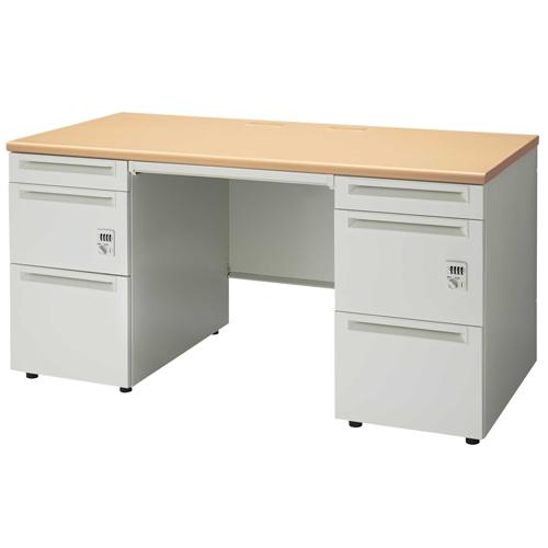 プラス 両袖机ダイヤル錠 UJ-147D-33D WM/W4 W1400 706502 | PLUS