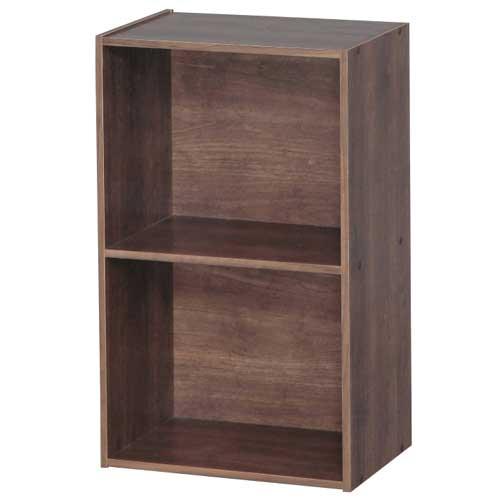 アイリスオーヤマ CBボックス CX-2F 2段 ブラウン 706588 | ブランド登録なし