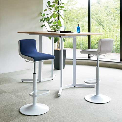 CMC(中央可鍛工業) ハイスツール HC-4F グレー 布張り 707038 | ブランド登録なし | 03