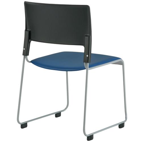 CMC(中央可鍛工業) 会議イス MO-17 BL ブラック/ブルー 707040 | ブランド登録なし | 01