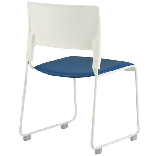 CMC(中央可鍛工業) 会議イス MO-17W BL ホワイト/ブルー 707042 | ブランド登録なし | 01