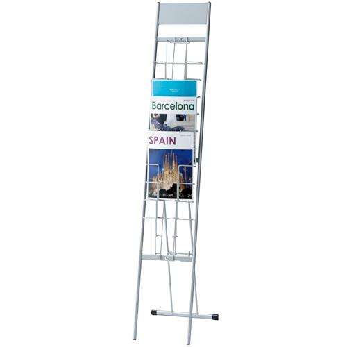 エヌケイ パンフレットスタンド DP-W110S 1列10段 707066 | ブランド登録なし