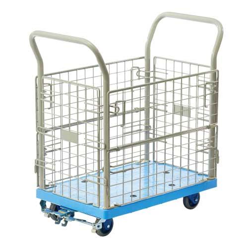 金沢車輌 環境静音網台車 NP-107GS-B フットブレーキ 727186 | ブランド登録なし