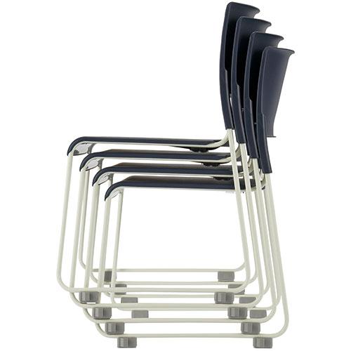 CMC(中央可鍛工業) 会議イス MOL-17 グレー GY/WH 727225 | ブランド登録なし | 03