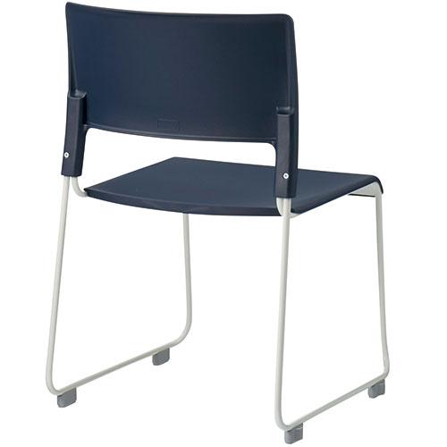CMC(中央可鍛工業) 会議イス MOL-17 ネイビー NV/WH 727245 | ブランド登録なし | 01