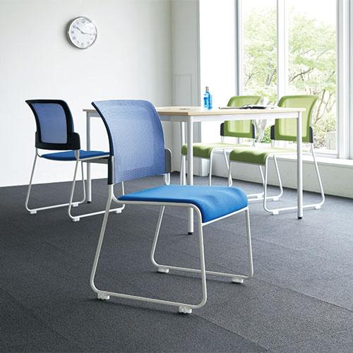 TOKIO 会議イス MCR-2 BL ブルー 727428 | ブランド登録なし | 03