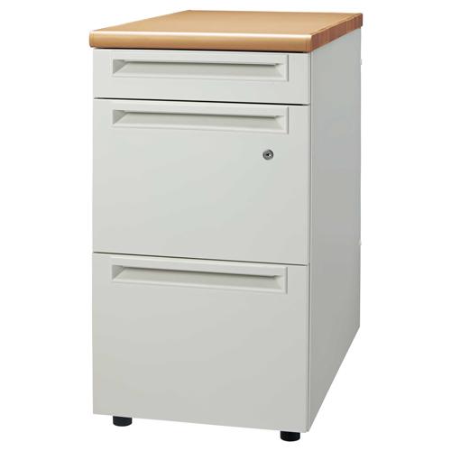 プラス 脇机3段 UJ-047A-A3 WM/W4 引出A 740050 | PLUS