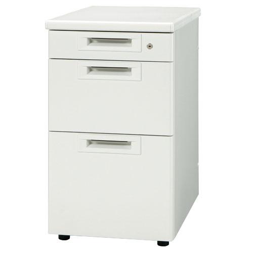 プラス 脇机3段 RJ-046D-D3 WS/W4 ホワイト 引出D 740084 | PLUS