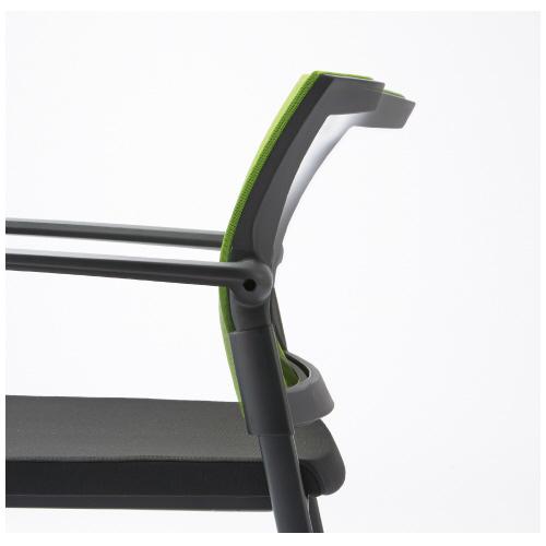 CMC(中央可鍛工業) 会議イス SW-1602 BK ブラック 740204 | ブランド登録なし | 02