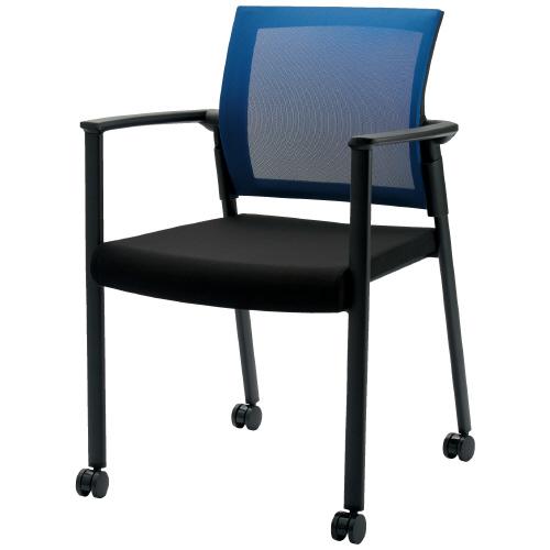 CMC(中央可鍛工業) 会議イス SW-1602 BL ブルー 740205 | ブランド登録なし