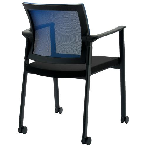 CMC(中央可鍛工業) 会議イス SW-1602 BL ブルー 740205 | ブランド登録なし | 01