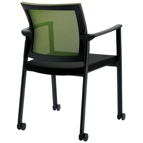 CMC(中央可鍛工業) 会議イス SW-1602 GR グリーン 740206 | ブランド登録なし | 01