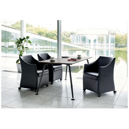 スマイル 応接チェア 742903 ブラック 740219 | ブランド登録なし | 02