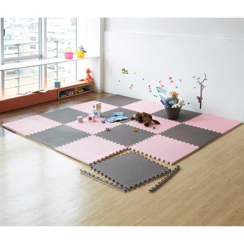 アイリスオーヤマ ジョイントマット JTMR-68 BR/BE 8枚入 740342 | ブランド登録なし | 03