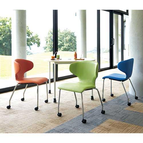 FRENZ 会議イス PN-NK65L YG イエローグリーン キャスター脚 740535 | ブランド登録なし | 02