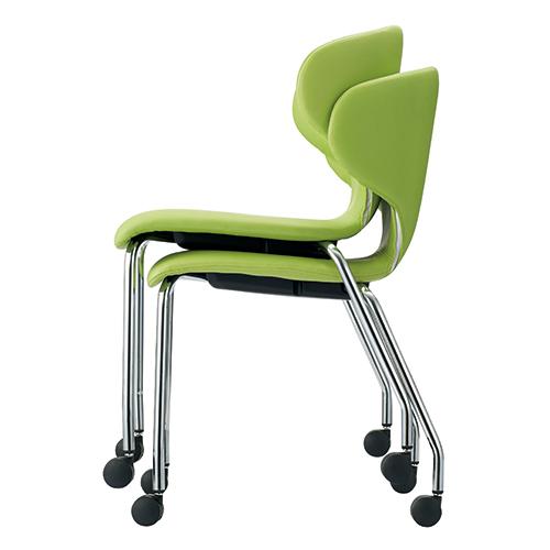 FRENZ 会議イス PN-NK65L YG イエローグリーン キャスター脚 740535 | ブランド登録なし | 03