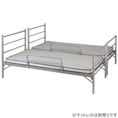 弘益（KOEKI） 二段ベッド EBD-B2(SV) シルバー 740625 | 弘益 | 01