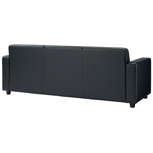 アイコ 応接チェア RE-1843(V4)BK ブラック 3人掛 754242 | ブランド登録なし | 01