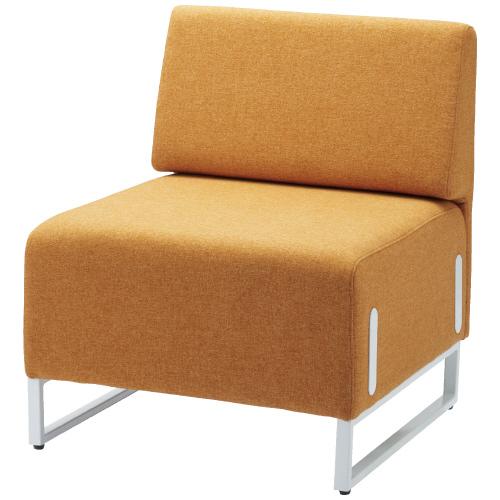 FRENZ 応接チェア LDP-W 背付 オレンジ LDP-BA WH SET OR 754307 | ブランド登録なし
