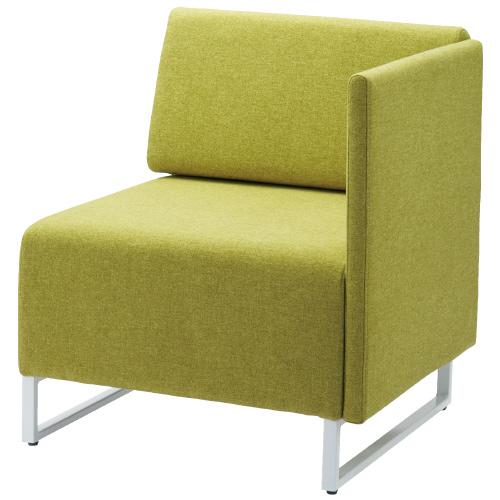 FRENZ 応接チェア LDP-W 背・左片肘付 イエローG LDP-BAARL WH SET YG 754318 | ブランド登録なし