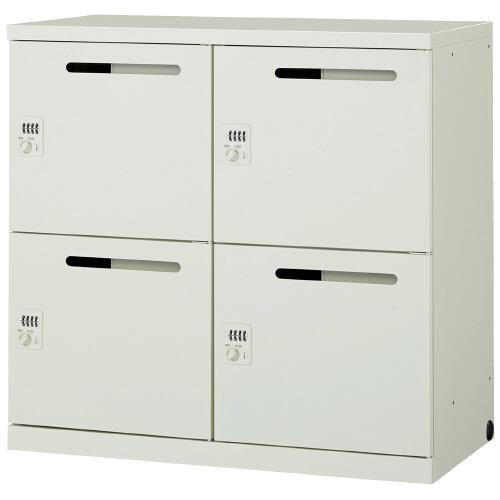 ジョインテックス Pロッカー 配線口付4人用 JPL-4W WH 754413 | ブランド登録なし