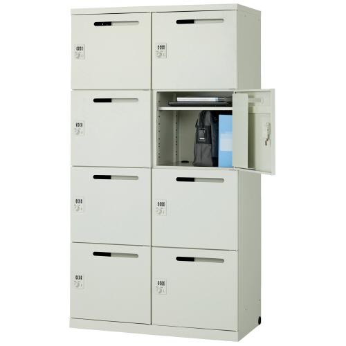 ジョインテックス Pロッカー 配線口付8人用 JPL-8W WH 754415 | ブランド登録なし | 01
