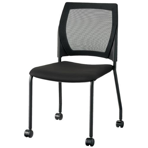 CMC(中央可鍛工業) 会議イス MC-R10 BK ブラック キャスター脚 754569 | ブランド登録なし
