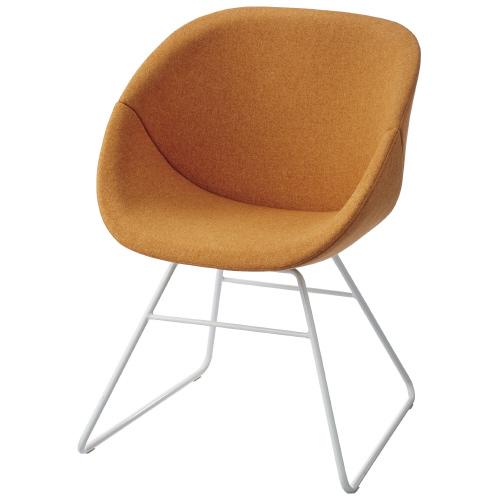 FRENZ ラウンジチェア RDP3-RW OR ループ脚WH 767964 | ブランド登録なし