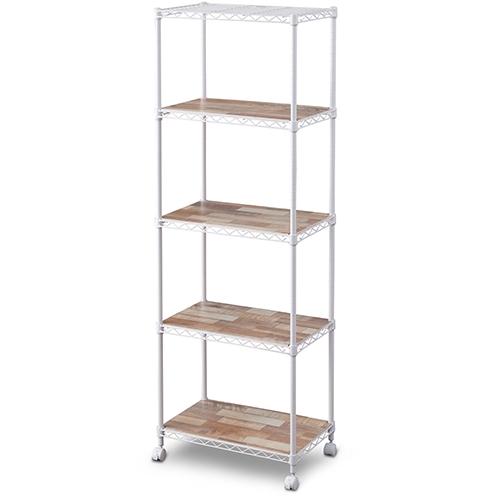 アイリスオーヤマ カラーメタルラック CMM-55165B ホワイト 768309 | ブランド登録なし | 01