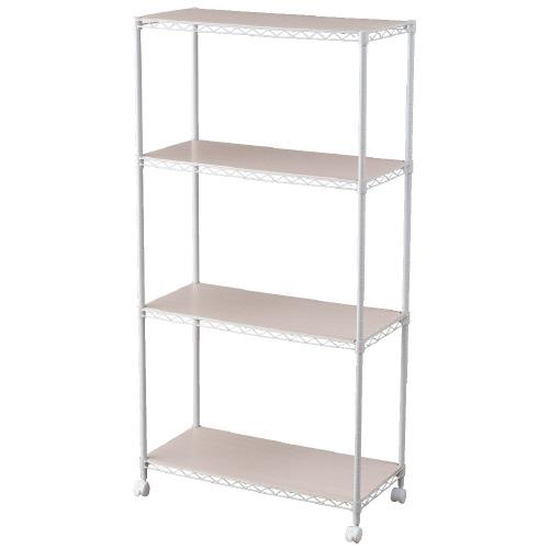 アイリスオーヤマ カラーメタルラック CMM-75144B ホワイト 768313 | ブランド登録なし