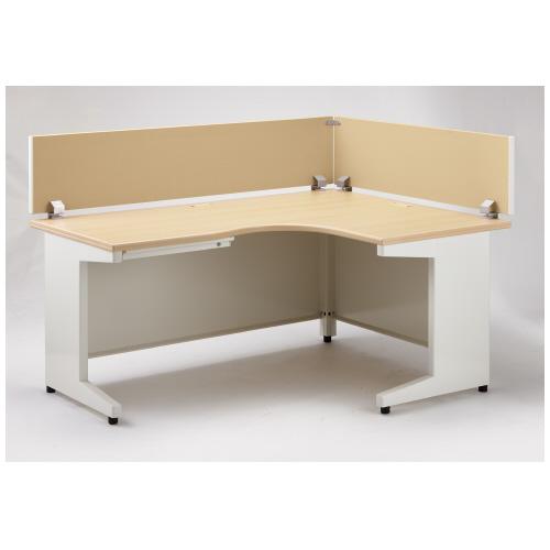 プラス L型平机デスクトップパネルRJ-1612P-9-2 BE 768383 | PLUS