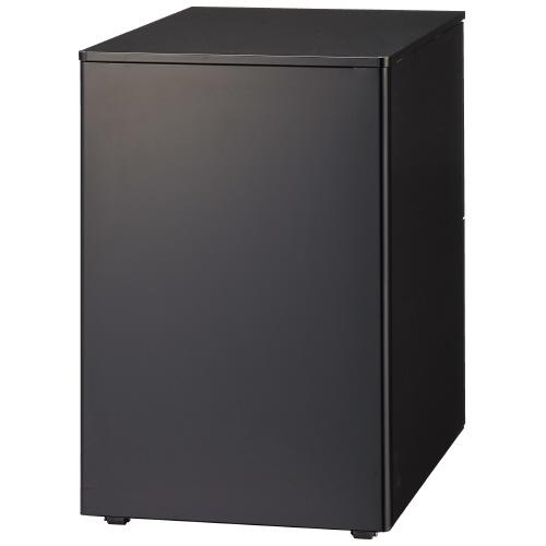 プラス キャビネット2段 JS-046SC-A2 TBK ブラック 768395 | PLUS | 01