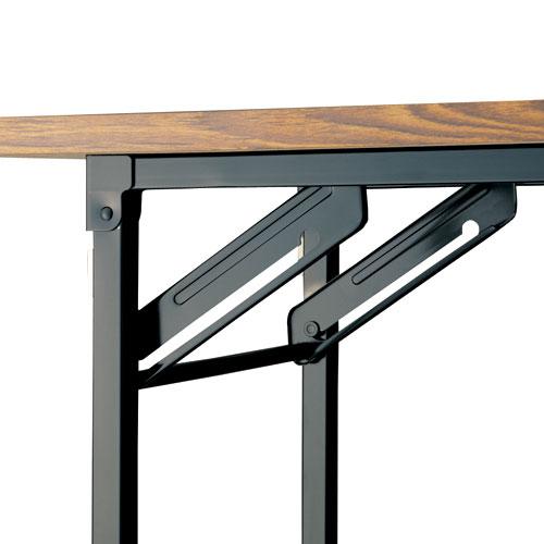 ジョインテックス 脚折りたたみテーブル DN-1T チーク 棚無 829233 | ブランド登録なし | 03