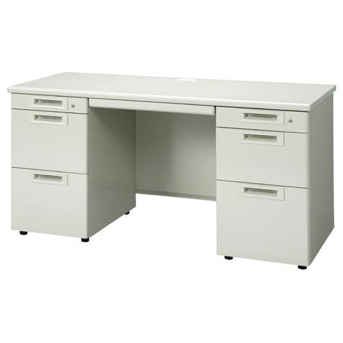 プラス 両袖机 RJ-146D-33 LGY エルグレー 829912 | PLUS