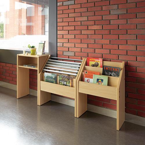 アールエフヤマカワ マガジンラック SHWA-001NJ ナチュラル 851352 | アール・エフ・ヤマカワ | 01