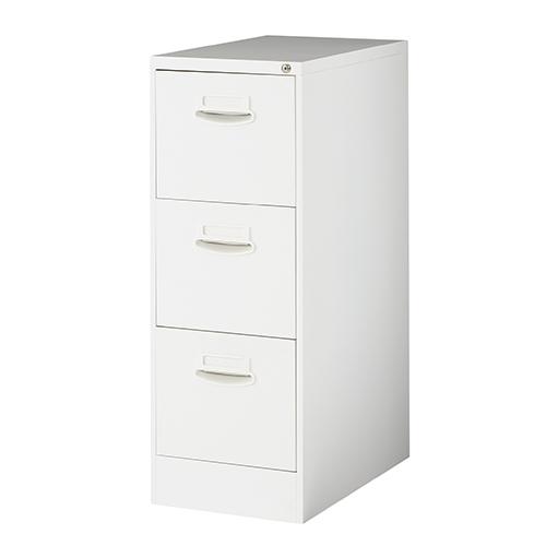 QUEST ファイリングキャビネット QE-N-A4-3 WH 868829 | ブランド登録なし