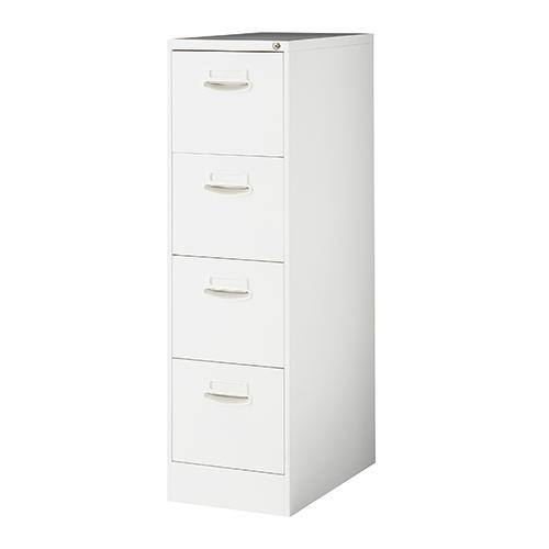 QUEST ファイリングキャビネット QE-N-A4-4 WH 868830 | ブランド登録なし