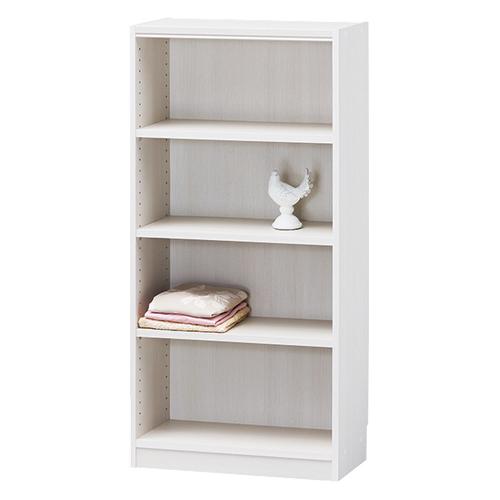 白井産業 木製棚タナリオ TNL-1259 ホワイト 869038 | 白井産業