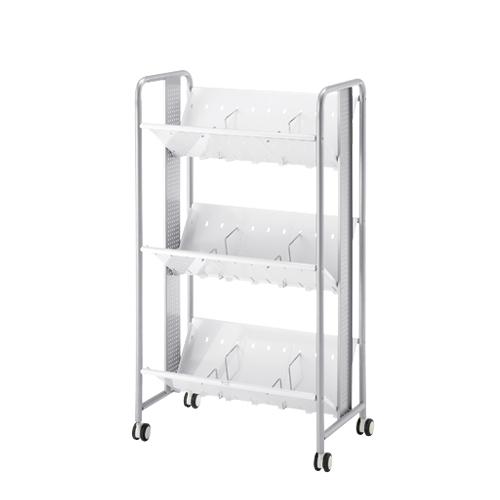 林製作所 ファイルワゴン YS-41 シルバー 3段 869214 | ブランド登録なし | 01