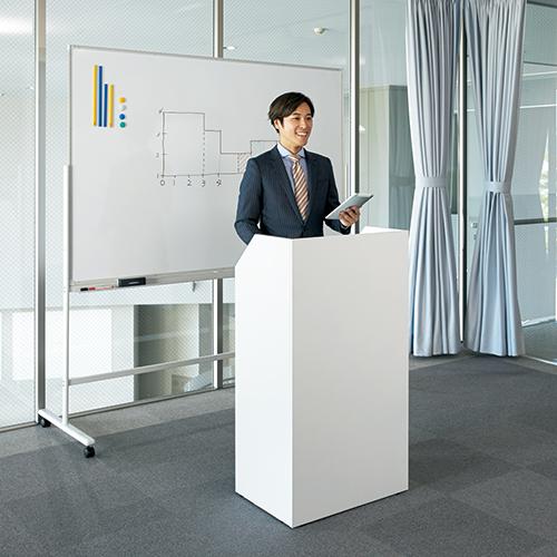アールエフヤマカワ 講演台 SHEN-WH ホワイト 869315 | アール・エフ・ヤマカワ | 03