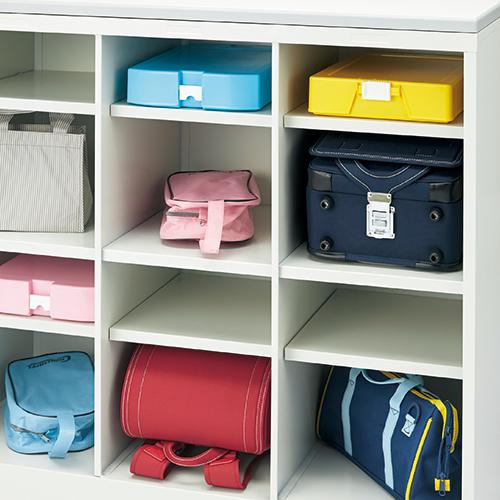 ジョインテックス 教室用ロッカー KH10TNW-T 5列2段中棚付 889053 | ブランド登録なし | 01